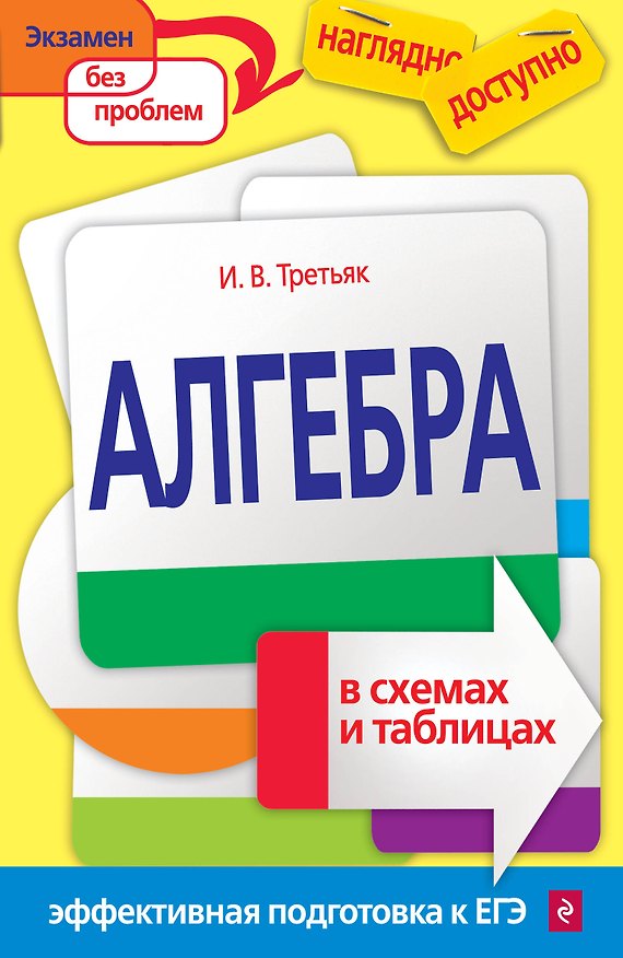 Книга Алгебра в схемах и таблицах (Ирина Третьяк) — 1