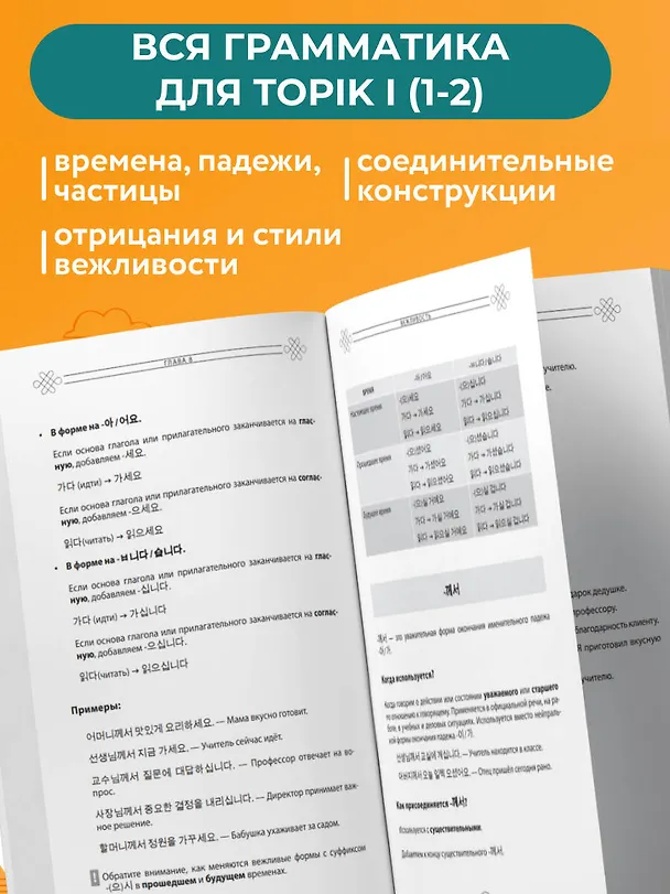 Книга Грамматика корейского языка. Курс подготовки к экзамену TOPIK I 1-2 (Диана Карабегович) — 8