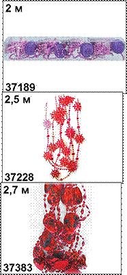 Бусы "Снежинки" (37228) (2,5м) (вишнев., перлам.) (Дрофа-Медиа) 2257274 — 1
