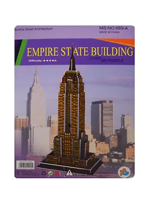 Пазл 3D Empire State Building (689-А) (11052503) (3+) (упаковка) 2476232