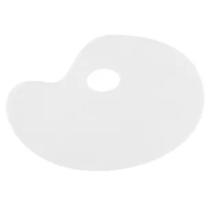 Палитра из оргстекла, белая, 21 х 31 см