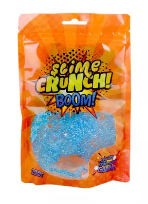 Игрушка ТМ «Slime» Crunch- slime BOOM с ароматом апельсина, 200 г — 2791448 — 1