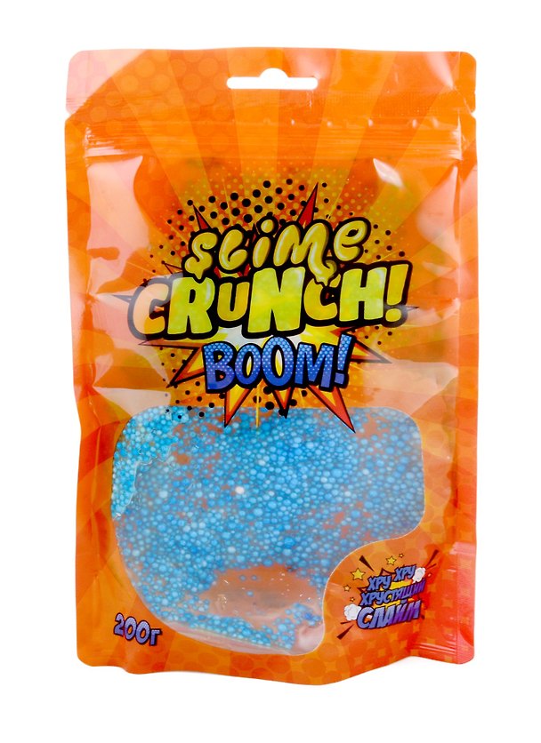Игрушка ТМ «Slime» Crunch- slime BOOM с ароматом апельсина, 200 г 2791448 — 1