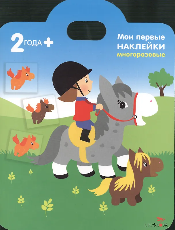 Книга Мои пони. Книжка с многоразовыми наклейками () — 1
