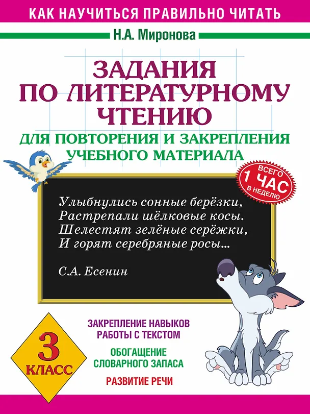 Книга Литературное чтение. 3 класс. Задания для повторения и закрепления учебного материала (Наталия Миронова) — 1