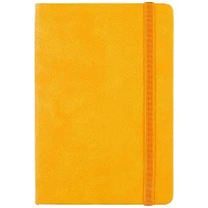 Записная книжка «Травертин», оранжевый, 96 листов, А6