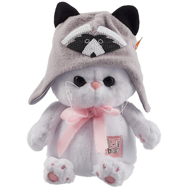 Игрушка мягкая Budi Basa, Ли-Ли BABY в шапочке - енот (20 см) (LB-063) 2842580 — 1