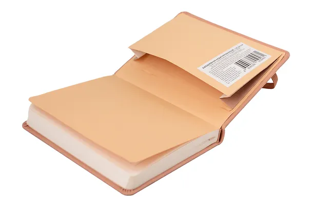 Ежедневник недатированный «Joy Book» А6, крем-брюле, 136 листов, экокожа, Joy Book 3117174 — 5