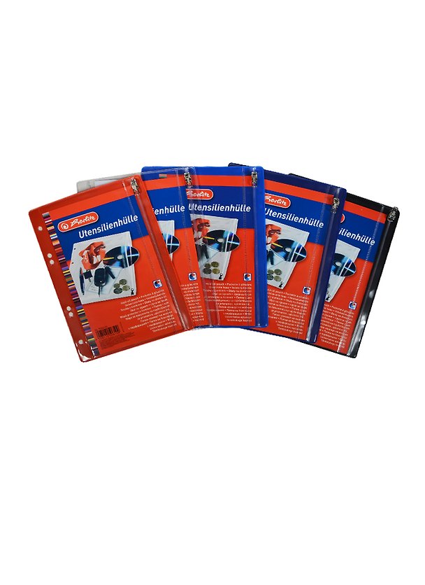 Папка на молнии А5, с перфорацией, Herlitz 202951 — 1