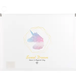 Папка на застёжке «Star unicorn», А4