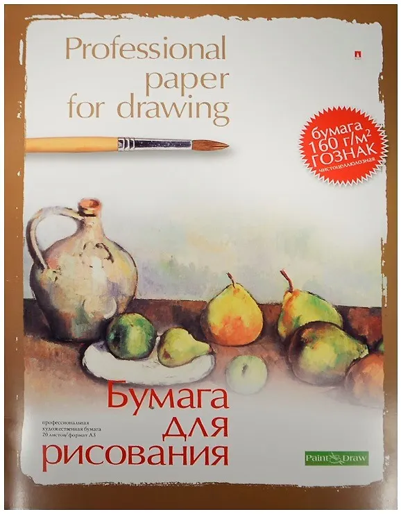 Папка для рисования «Professional», 20 листов, А3 234591 — 3