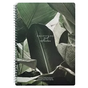 Тетрадь А4 96л кл. "Botanica", банан, карт.обл., скрепка, ламинация