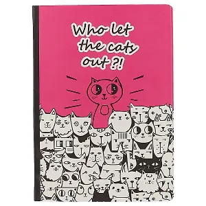 Блокнот «Who let the cats out?!», 192 страницы, А5