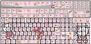 Декоративная наклейка на клавиатуру Одень Клаву (NNK-10) (упаковка)