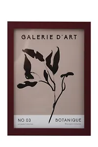 Фоторамка 13*18 "Галерея" бордовое дерево