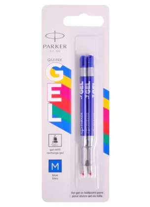 Стержень гелевый "Gel Ball Point" синий, 98мм, 0,7мм, 2 шт., блистер, Parker — 260503 — 1