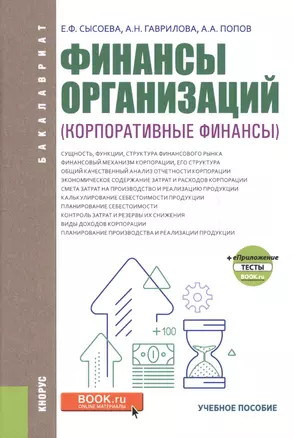 Финансы организаций (корпоративные финансы) — 2620570 — 1