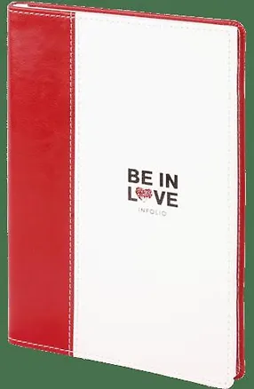 Ежедневник, InFolio/Инфолио (14х20см) 192стр., недатированный City in love интегральный переплет, красно-белый 337701