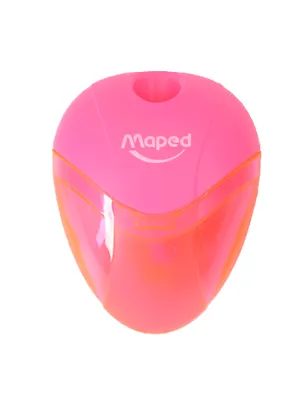 Точилка 1отв. "NEON IGLOO" пласт.контейнер, неон, Maped 3123452