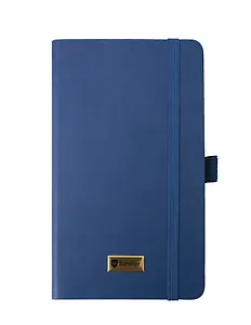 Записная книжка А7 100л лин. "Classic" синяя, 7БЦ, Schiller