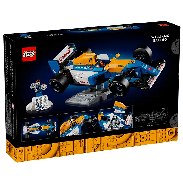 LEGO Icons: Гоночный автомобиль Williams Racing FW14B и Найджел Мэнселл, 799 деталей (10353) 3126521 — 3