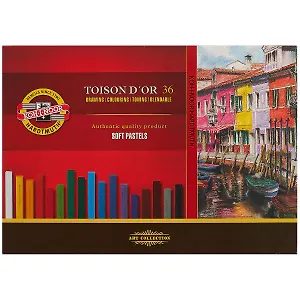 Пастель сухая мягкая «Toison D'or», 36 цветов, Koh-I-Noor