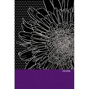 Тетрадь в клетку Unnika, "Графика. Прекрасный цветок", А5, 80 листов