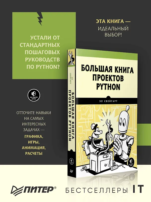 Книга Большая книга проектов Python (Эл Свейгарт) — 3
