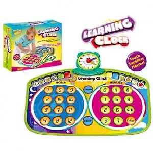 Коврик музыкальный Знакомимся с часами (SLW9721)