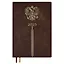 Ежедневник дат. 2025 г. А5 176л 146х211 "Тиволи" корчневый, кожзам, твердый переплет, тисн. фольгой, офсет, ляссе, подар.карт.коробка — 3054325 — 1