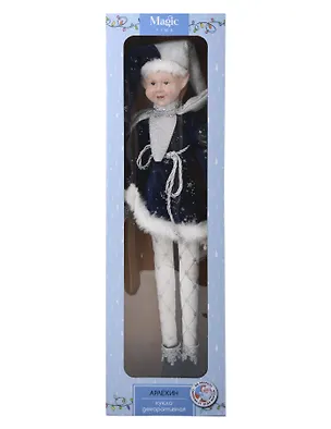 Кукла декоративная Арлекин (текстиль,керамика) (12x17x55) (92345) 3131337