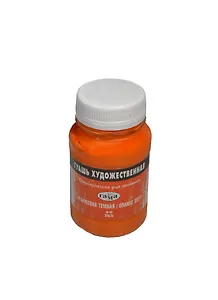 Краска гуашевая худож.оранжевая тем.,110мл,банка, Гамма