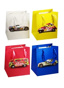 Пакет подарочный бумажный А5 18*23*10 "Яркое авто", нейтр., мат. ламинат, Kairui