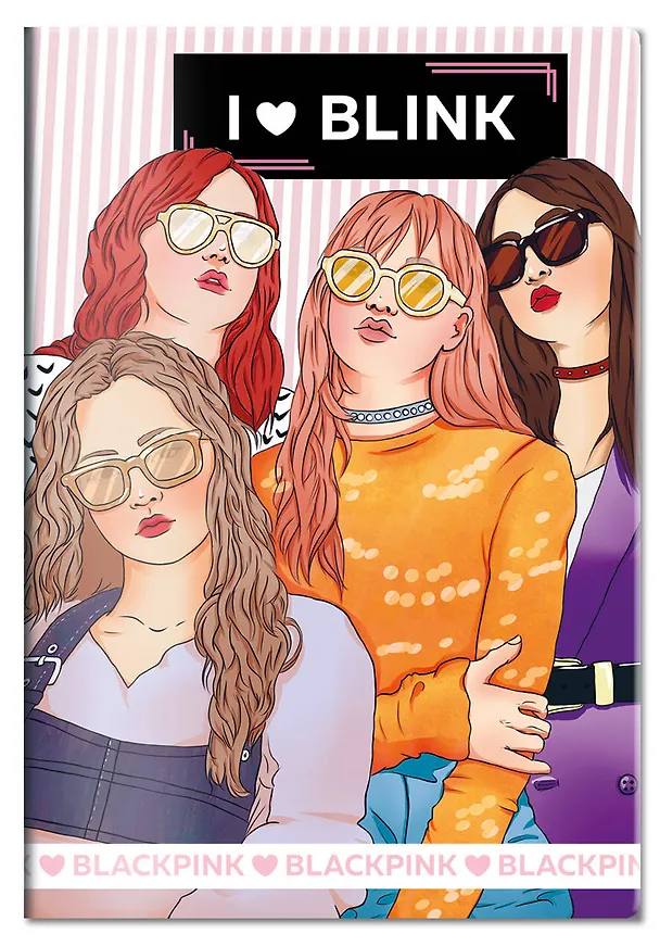 Обложка для паспорта. I love BLACKPINK 369715 — 2