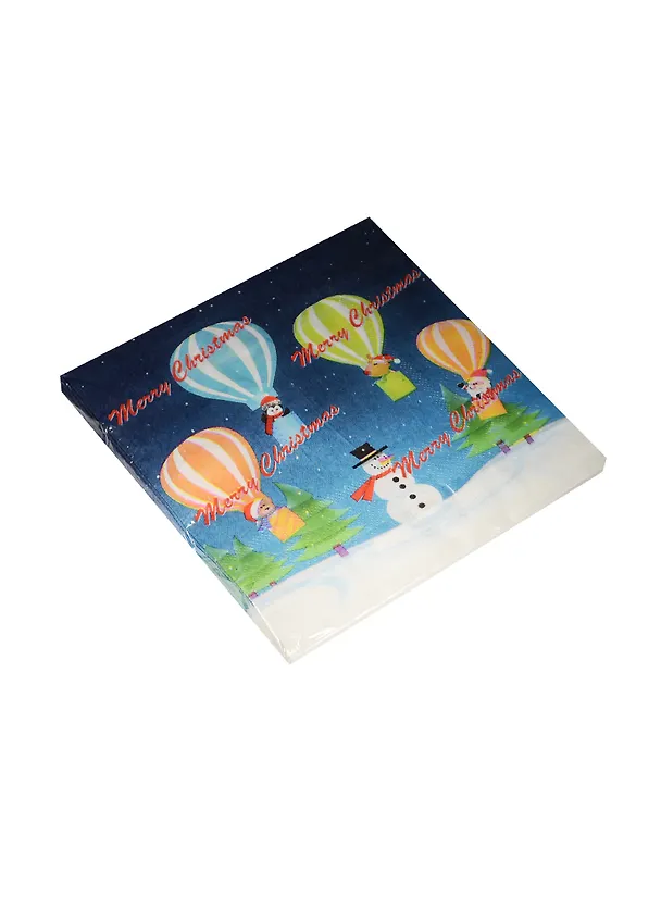 Салфетки (20шт/уп) Рождество в гостях у Снеговика (НГ) (11-01662-L23) 2534810 — 1