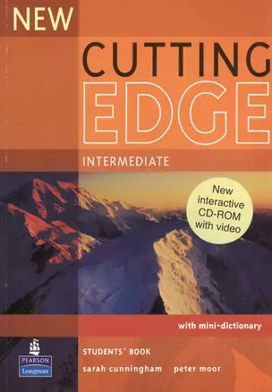 New Cutting Edge Intermediate Students Book  + CD-ROM with video + mini-dictionary — 2374211 — 1