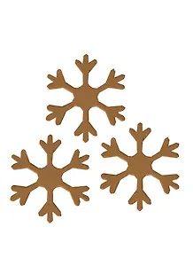 Вырубка из картона Снежинки № 1 (VK18) (3шт) (упаковка)