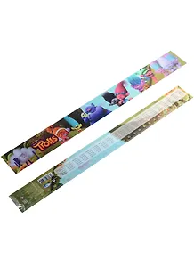 Линейка 30см "Тролли" пластик, CENTRUM