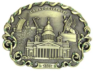 Магнит "Исаакий-Грифон-Мосты"