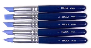 Кисти 05шт "HANA" L, силикон, европодвес , ЖК 234957