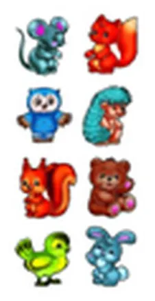 Наклейки детские пленка с золотой окантовкой (в ассорт.) (Ле Флэш) 2298963