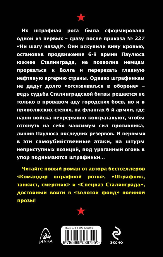 Книга Штрафники Сталинграда. "За Волгой для нас земли нет!" (Владимир Першанин) — 2