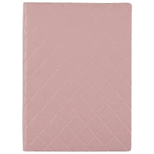 Ежедневник недат. А6+ 126*174 160л "Стэп" лиловый, кожзам, мягкий переплет, стеганная строчка, тонир.блок, ляссе