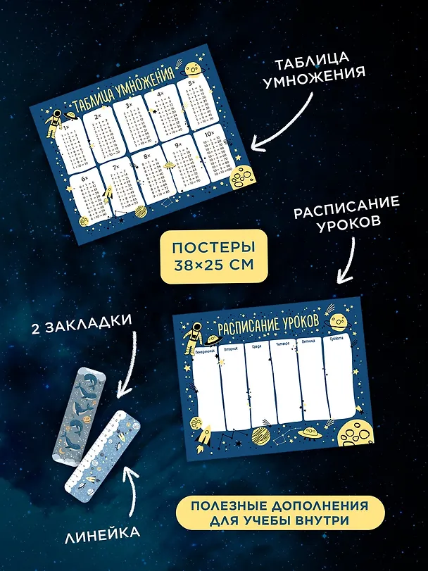 Книга Большой подарок для школьника. Сборный комплект в коробе из 2-х книг (история моей семьи + вселенная) (Зак Скотт) — 5