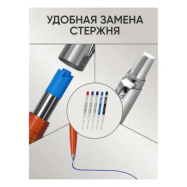 Ручка подарочная шариковая синяя 1 мм, Jotter XL Monochrome 2020 Grey, Parker 256548 — 6
