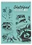 Скетчбук А4 40л "Енот-полоскун" белый офсет, 80г/м2, тв.обложка, спираль — 3010112 — 1