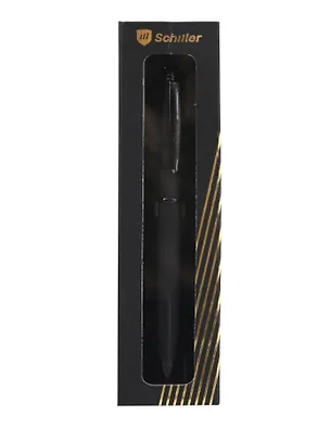 Ручка шариковая "Velour" черный матовый корпус, Schiller 3098754