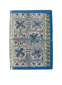 Блокнот-журнал для записей (NBPN000032) в твердом переплете декор шнурок из джута 48 стр (17,5х12,5х2) (Листопадова)