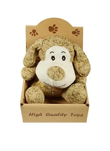 Собачка в крафт коробке