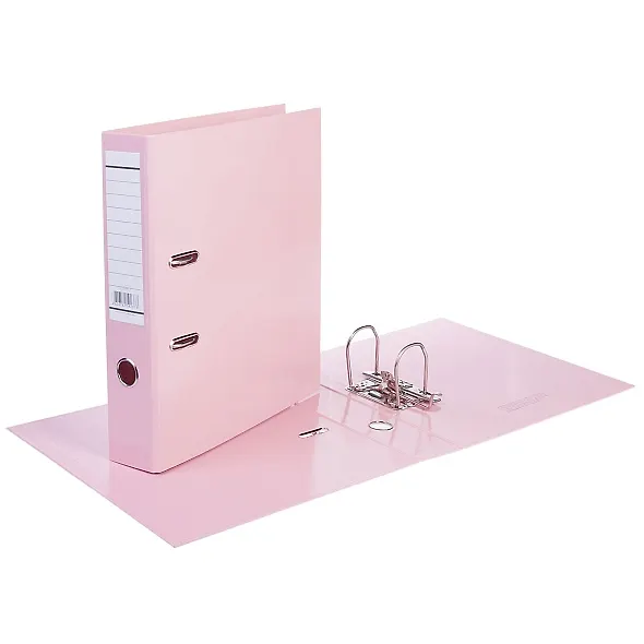 Папка архивная «NEWtone Pastel», 70 мм, А4, розовый кварц, ламинированный картон, Hatber 256906 — 2